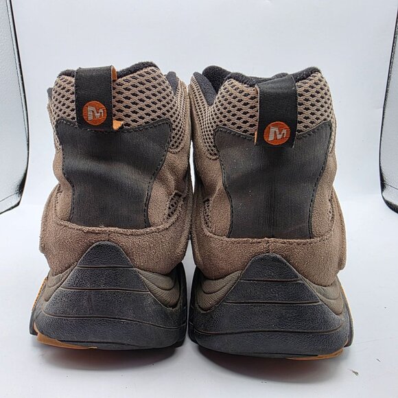 Merrell Moab Ventilator Mid Mens Size 11.5 Walnut Brown Hiking Boots Camping - Picture 4 of 13